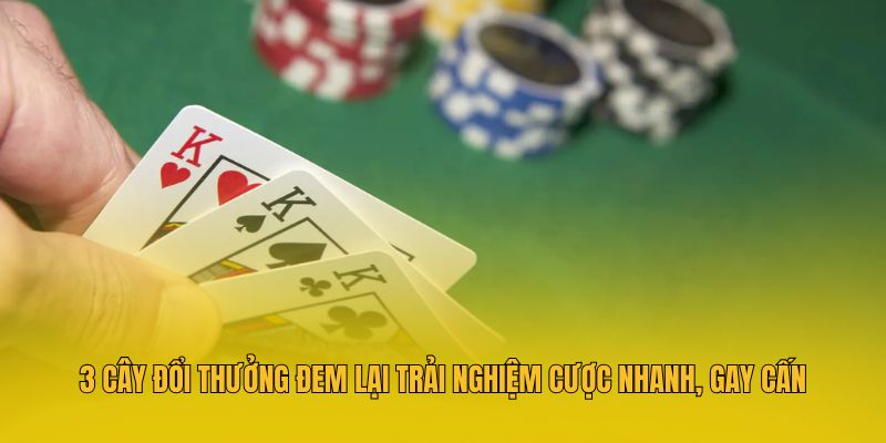 3 cây đổi thưởng đem lại trải nghiệm cược nhanh, gay cấn